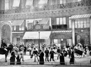 I boulevard di Parigi, (dettaglio)
